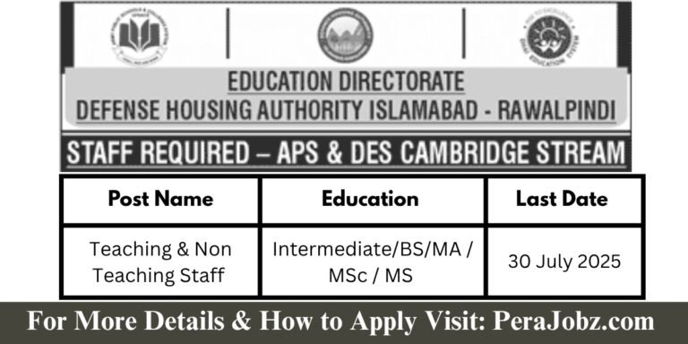 Education Directorate DHA Islamabad-Rawalpindi