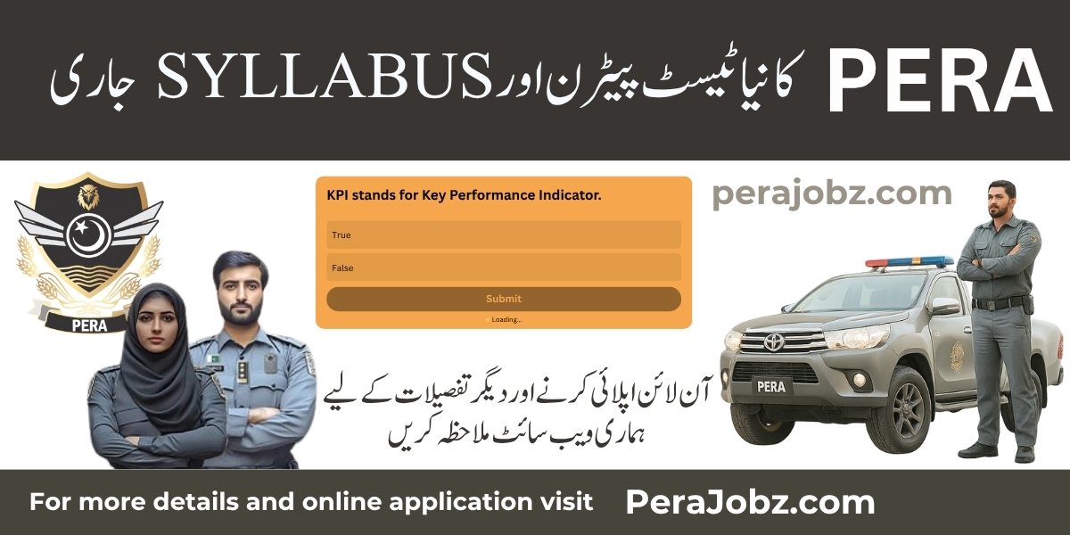 PERA Force Written Test Syllabus